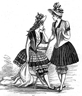 C1888: Women wearing bathing costumes
