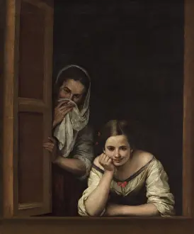 15 25: Two Women at a Window, by Murillo