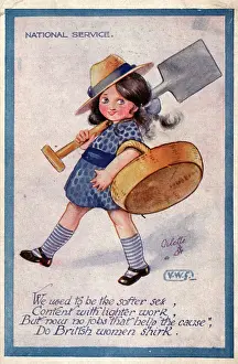 Emphasises: Women Work the Land WW1