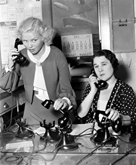 Haste: Two women working on a phone bank
