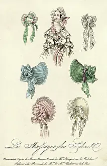 Headwear: Women's bonnets 1838
