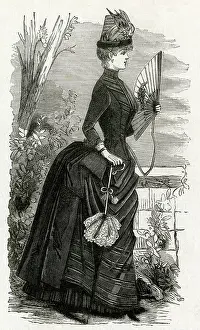Bustle: Women's bustle 1886