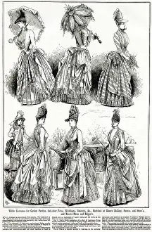 Bustle: Women's clothing 1886