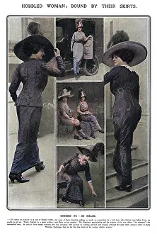 Backview: Women's clothing in 1910