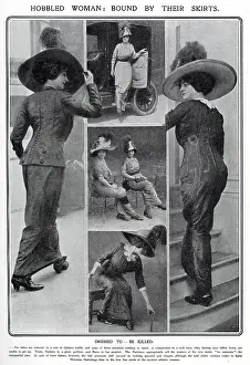 Hobble: Women's clothing in 1910