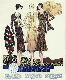 Scalloped: Women's clothing 1929