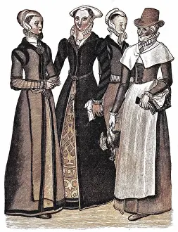 Burgher: Women's costume c. 1600
