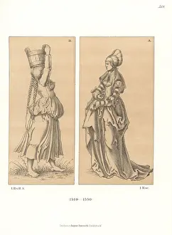 Hefner Altenecks: Women's costumes of the first half of the 16th century