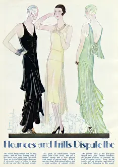 Favours: Women's evening dresses 1929