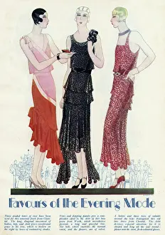 Slanted: Women's evening dresses 1929
