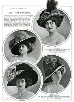 Slanted: Women's hats 1909