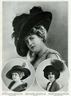 Slanted: Women's hats 1909