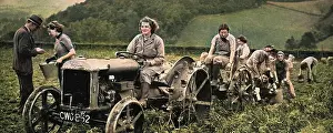 Arable: Women's Land Army in action, 1939
