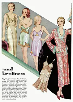 Knickers: Women's lingerie 1932