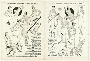 Petticoats: Women's petticoats 1935