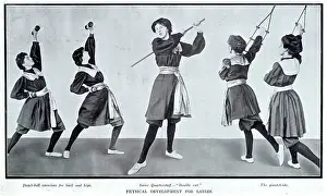 Dumbbells: Women's physical exercise 1906