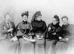 Activists: Women's rights activists, around 1900