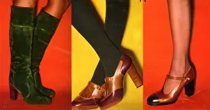 Tassle: Women's shoes, 1970s