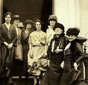Suffragists: women's suffrage - voting rights - protests