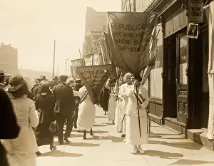 Suffragists: women's suffrage - voting rights - Rep. National Convention