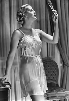 Satin: Women's underwear, 1934