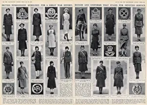 May17: Women's uniforms and badges, WW2