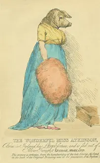 Morland: The Wonderful Miss Atkinson, the pig-faced woman
