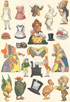 Props: Wonderland Paper Dolls