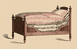 Bedstead: Wood Bedstead