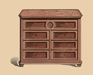 Drawers: Wood Commode