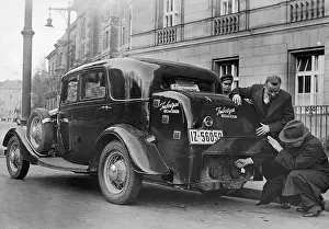 Renewable: Wood gas car, 1935