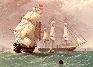 Launched: Wood and Iron. The steam ship HMS Warrior the