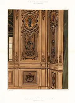 Ernst Ewald: Wood panels in the Museum of Decorative Arts