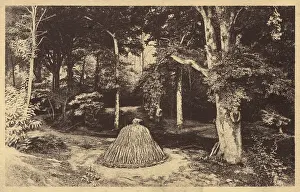 Bruning: Wood Stack for Charcoal Burning