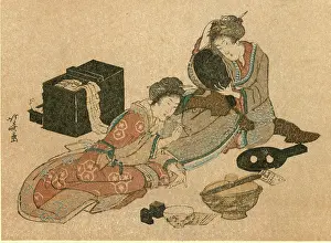 Hokusai: Woodblock print after Hokusai