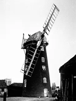 Woodbridge: Woodbridge Windmill early 1900s