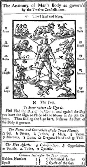 Superstition: Woodcut, 1750