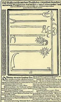 Flysheet: woodcut conscription regulations