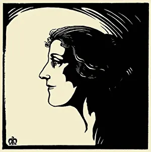 Monotone: Woodcut print