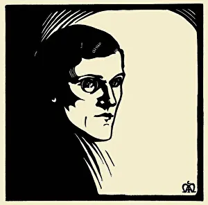 Monotone: Woodcut print