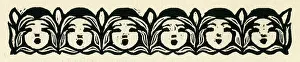Monotone: Woodcut print in Come Christmas