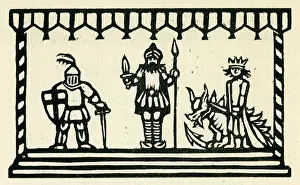 Monotone: Woodcut print in Come Christmas