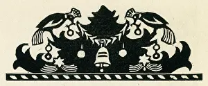 Monotone: Woodcut print in Come Christmas