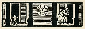 Monotone: Woodcut print in Come Christmas