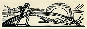 Monotone: Woodcut print in Come Christmas