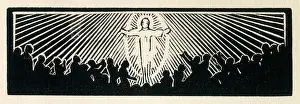 Monotone: Woodcut print in Come Christmas