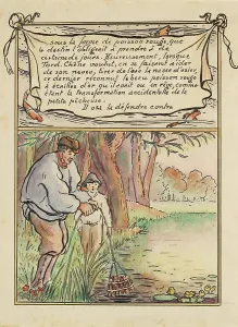 Poissons: The woodcutter catches the fish in his trap