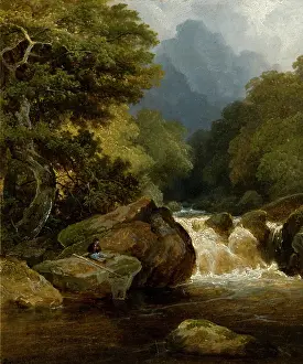 1831: Wooded Glen with Angler