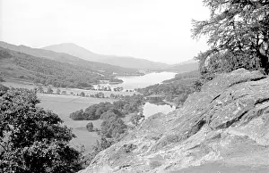 Lochs: Wooded valley with lochs