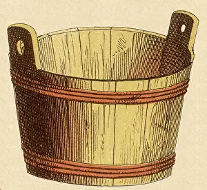 Cleans: Wooden Basin